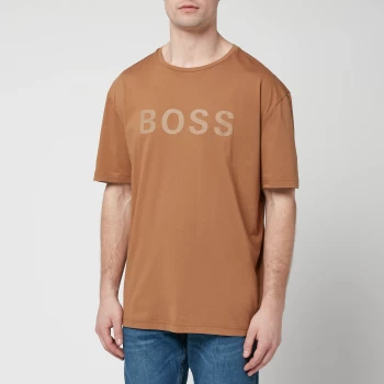 Image of BOSS Athleisure Mens Logo 6 T-Shirt - Medium Brown - S