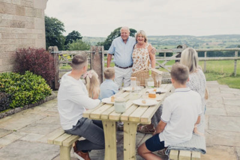 Image of Churnet Valley Garden Furniture Ltd Churnet Valley Lunar Wooden Garden Picnic Table (150Cm)