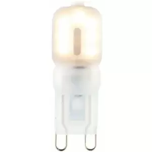 Image of Loops - 2.5W LED G9 Light Bulb Frosted Warm White 3000K 200 Lumen Mini Small Indoor Lamp