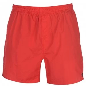 Image of French Connection Swimming Shorts Mens - Red