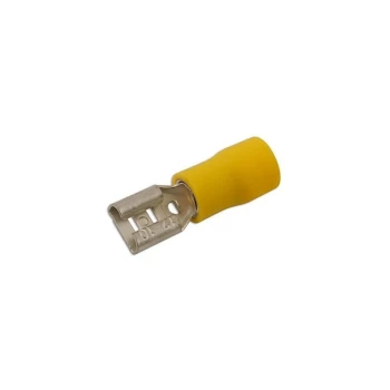 Image of Wiring ors - Yellow - 9.5mm Female Slide-On - Pack Of 100 - 30211 - Connect