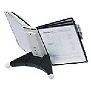 Image of Durable Desk Display Sherpa 5632 Black A4 20 Sheets Plastic 29 x 49 x 33 cm