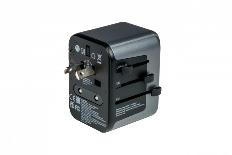 Image of Verbatim Universal Travel Adapter with 1 x USB-C PD 30W & QC 3.0 2 2