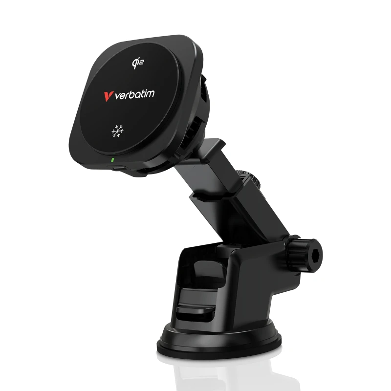 Image of Verbatim Charge 'n' Drive Qi2 Magnetic Wireless Car Charger