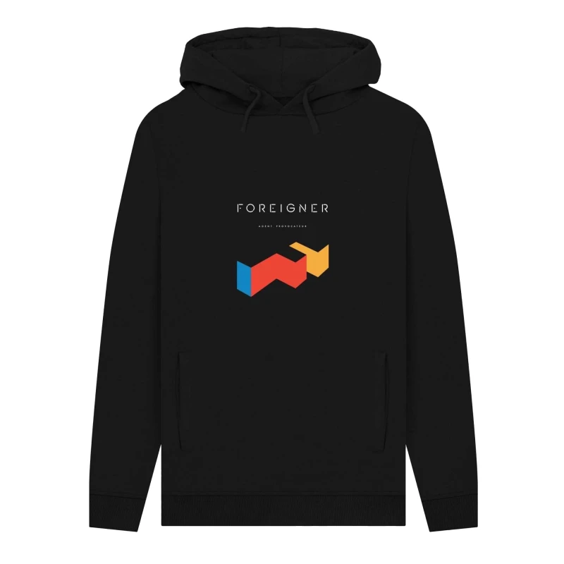 Image of Foreigner Mens Agent Provocateur Hoodie in Black Size: Small Black Male S