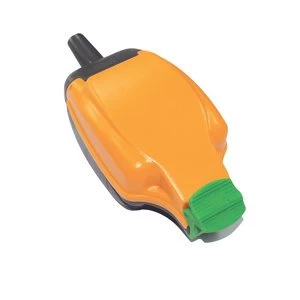 Image of Masterplug 13A Orange Single Outdoor Switched Socket