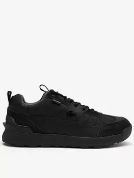 Image of Lacoste Mens Urban Breaker Lo GTX Textile and Leather Trainers Size 9 UK Black
