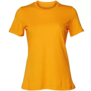 Image of Bella + Canvas Womens/Ladies Relaxed Jersey T-Shirt (S) (Gold)