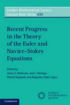 Image of Recent Progress in the Theory of the Euler and Navier-Stokes Equations by James C. Robinson Book