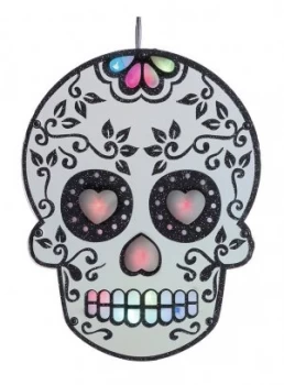 Image of Light Up Skull Decoration