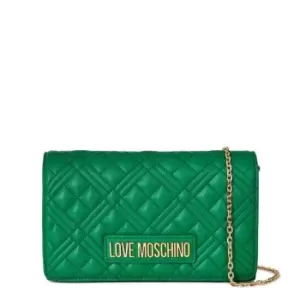 Image of LOVE MOSCHINO Super Quilted Mini Crossbody Bag - Green
