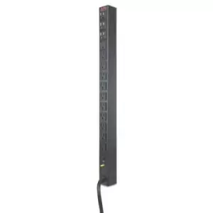 Image of APC Rack PDU- Basic- Zero U power distribution unit (PDU) Black