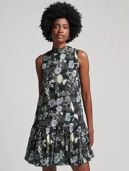 Image of Superdry Studios Woven Mini Dress - Multi, Size 10, Women