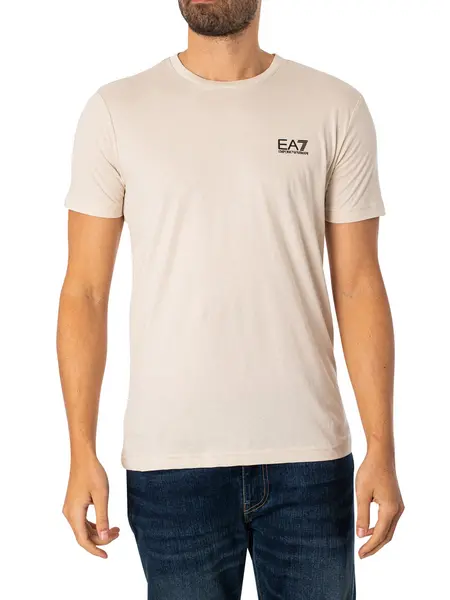 Image of EA7 Logo T-Shirt Rainy Day XXL