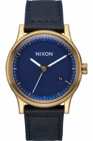 Image of Mens Nixon The Station Leather Watch A1161-933