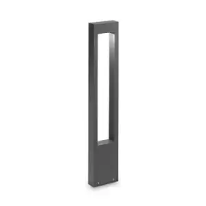Image of Vega 1 Light Outdoor Bollard Anthracite IP44, G9