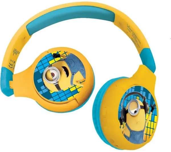 Image of Lexibook Despicable Me Minions Bluetooth & Wired Foldable Headphones