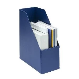 Image of Plastic A4 Jumbo Magazine Rack File Blue 1 x Pack of 5 Files 400021866