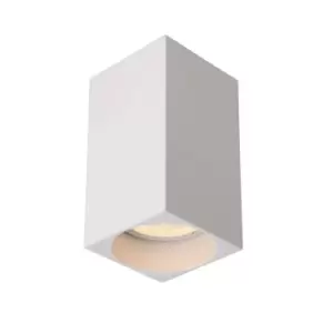 Image of Lucide Delto Modern Surface Mounted Ceiling Spotlight LED Dim to warm GU10 1x5W 2200K3000K White