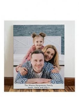 Image of Personalised Message & Photo Canvas