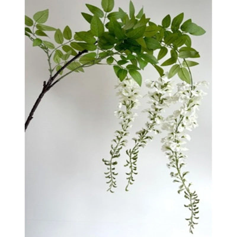 Image of Large White Wisteria Spray