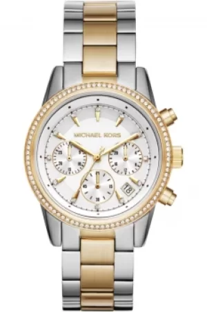 Image of Ladies Michael Kors RITZ Chronograph Watch MK6474