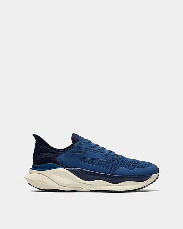 Image of Clarks Clarks Pace Trainers Blue - Clarks - Size: 10 Blue Male 10 CL18004