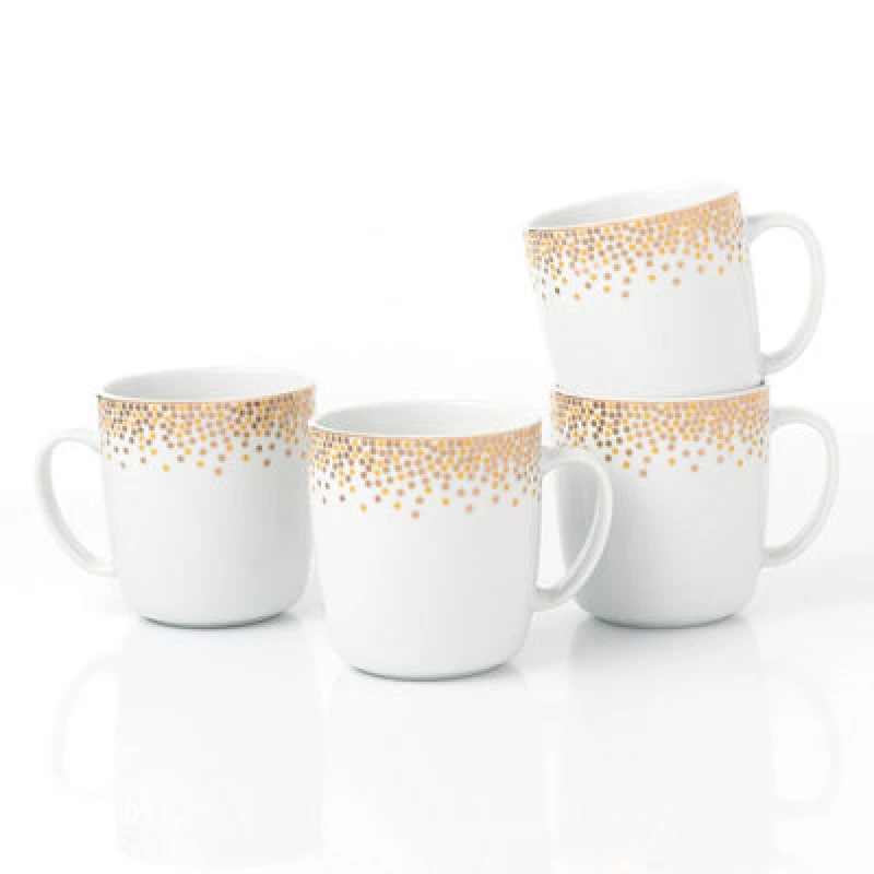 Image of Sparkling Ceramic Mug Set (4-Pack)