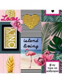 Image of Fresco Island Living Wallpaper