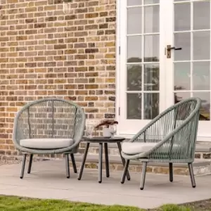 Image of Gallery Direct Rosis 2 Seater Bistro Set Sage