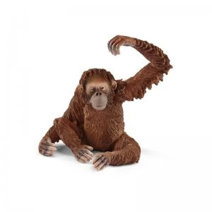 Image of Schleich Wild Life Female Orangutan Toy Figure
