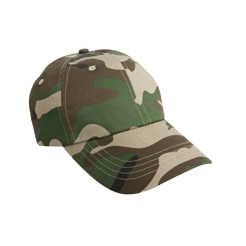 Image of Result Result Men Pro Style Camo Cotton Drill Cap in Green Green One Size Male 5063470683789