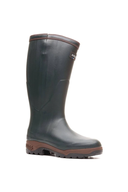 Image of Aigle Parcours 2 Iso Open Wellington in Dark Green Size: 9 Dark Green Unisex 9