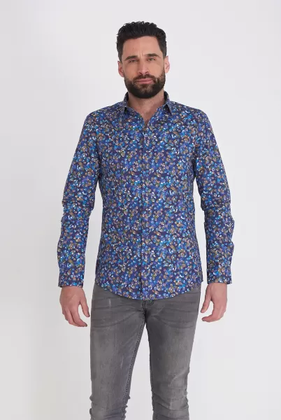 Image of Paisley Print Long Sleeve Shirt