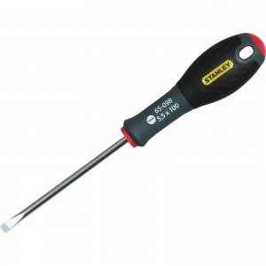Image of Stanley FatMax Flared Slotted Screwdriver 5.5mm 100mm