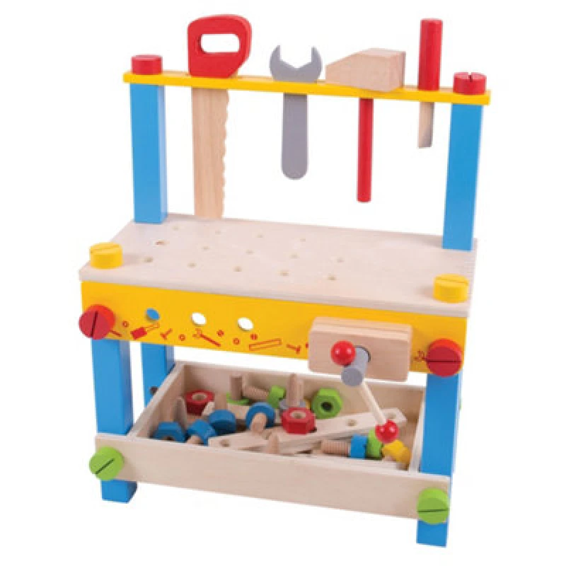Image of Bigjigs Toys Children's My First Workbench 26 Pieces