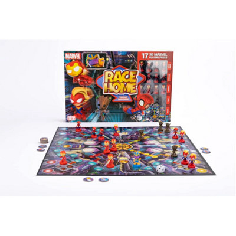 Image of CARTAMUNDI UK Marvel Race Home Board Game 5411068302657