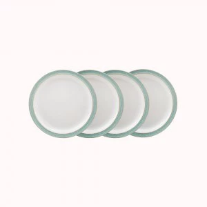 Image of Denby Elements Green 4 Piece Medium Plate Set