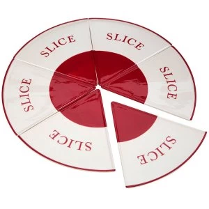 Image of Premier Housewares Hollywood Pizza Slice Plates - Set of 6