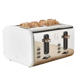 Image of Swan Nordic ST14620WHTN 4 Slice Toaster