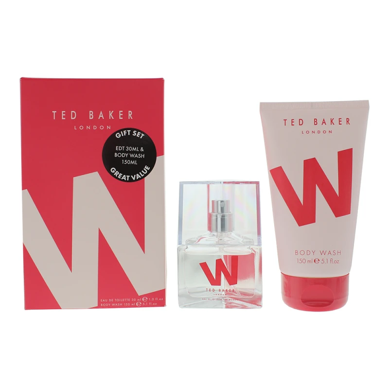 Image of Ted Baker W Pink Gift Set 30ml Eau de Toilette + 150ml Shower Gel
