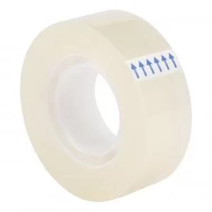 Image of Office Clear Tape Roll Small Easy-tear Polypropylene 40 Microns 18mm x