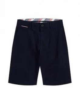 Image of Tommy Hilfiger Brooklyn Light Twill Short - Desert Sky Navy