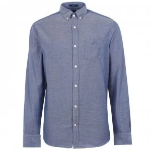 Image of Gant Flannel Shirt - Indigo 423