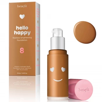 Image of benefit Hello Happy Flawless Liquid Foundation (Various Shades) - 4 Shade 08