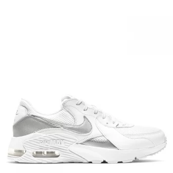 Image of Nike Air Max Excee Ladies Trainers - White/Metalic