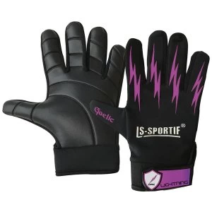 Image of LS Lightning Gloves Black/Pink - Small