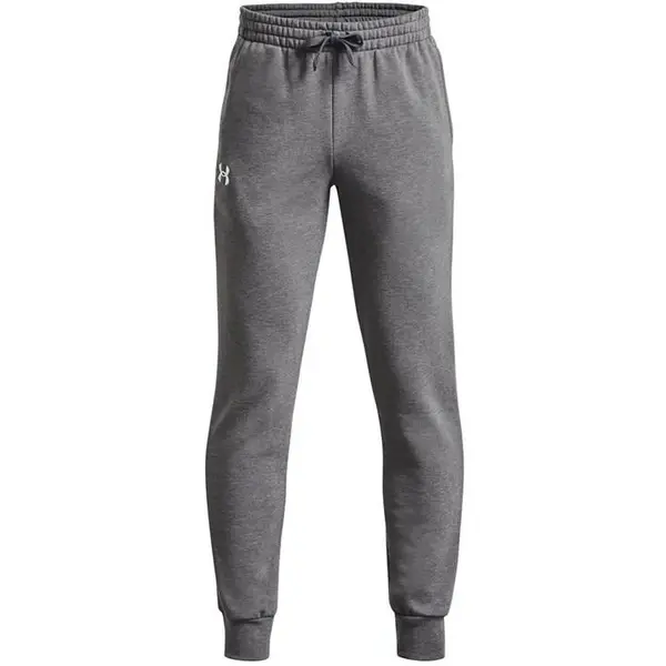 Image of Under Armour Logo Fleece Jogging Pants Junior Boys - Grey 7 - 8 Years