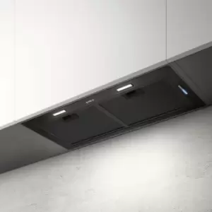 Image of Elica FOLD-BLK-80 80cm Integrated Cooker Hood - Black - For Ducted/Recirculating Ventilation