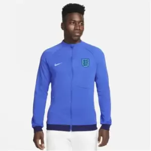 Image of Nike England Anthem Jacket 2022 2023 Adults - Blue